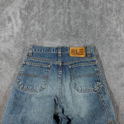 Ralph Lauren Jeans Jungen 6 bis 7 Jahre blau weites Bein Y2K Utility Skater Medium