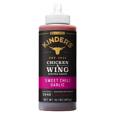 Kinders Gold Label Sweet Chili Garlic Dipping Sauce Chicken Wings 16.1 oz New