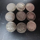 lot of 9 Silver Dimes Roosevelt  7 - 1946,  1 - 1947,  & 1 - 1959 Coins as shown