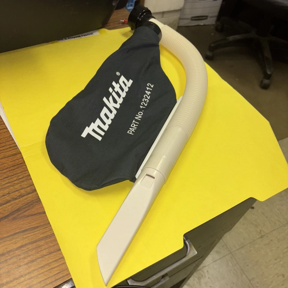 MAKITA Parte NO. 1232412 UB 1103 Bolsa de tela de vacío/soplador de repuesto con manguera Foto 2 de 4