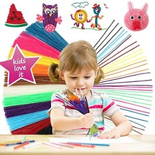 Wiky Sticks for Kids Mess-Free Sensory Wax Yarn Sticks for Toddlers, 500PCS