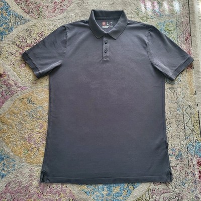 Engelbert Strauss e.s.Pique Polo Men Long fit Cotton Stretch Gr. L GRAU