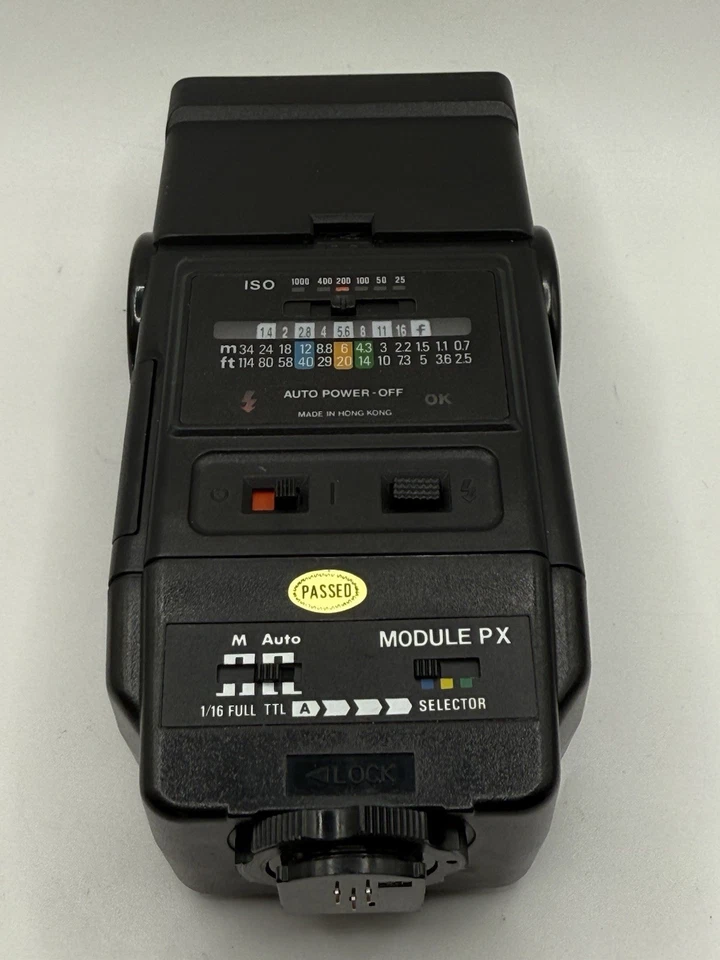 Quantaray QB-6500A Auto Zoom Thyristor Flash Tested Working w/ Batteries ✔️✔️ - Image 3 of 4