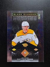 2025-26 Black Diamond Matthew Wood Diamond Relic Rookies Single Diamond 29/99