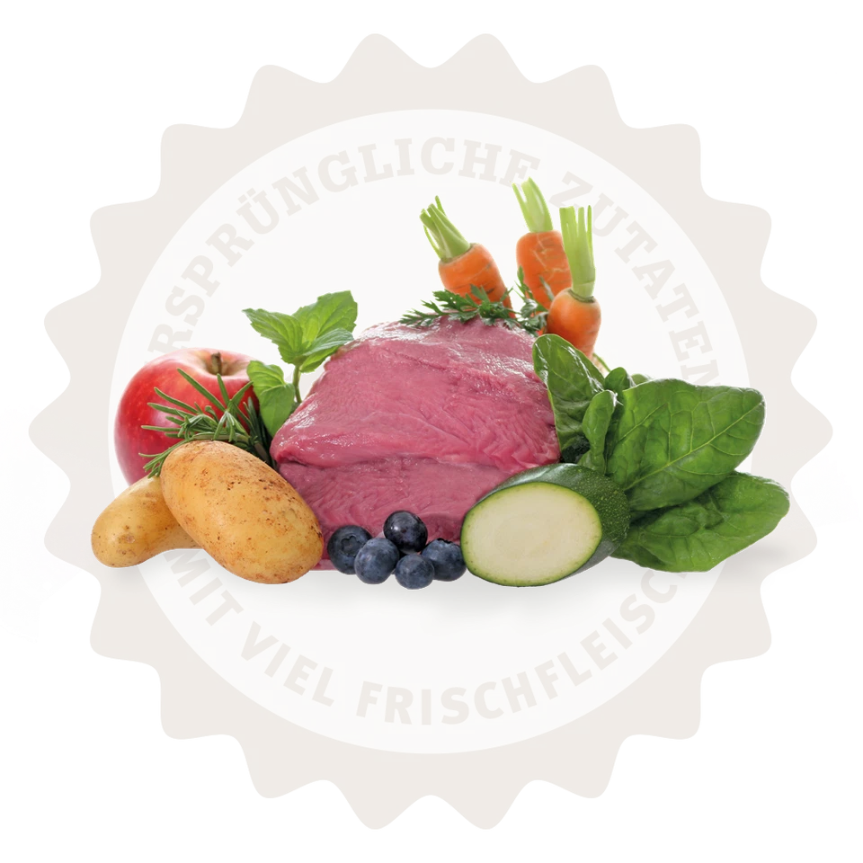 Lakefields Premium Trockenfleisch-Menü Lamm FÜR KLEINE HUNDE mit Kräutern 1 Kg - Bild 2 von 2
