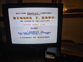 Nintendo console NES PAL A Super Mario bros 3 Tetris world cup Rad racer Digger