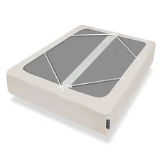  4-9 Inches Split Box Spring Cover King Size with Stretchy King/Cal King Taupe