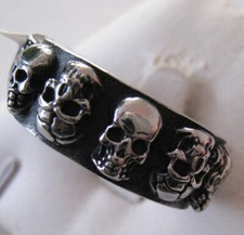 BAGUE INOX  SKULL  TETE DE MORT - Ref.31