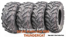 25X8X12 25X10X12 Set 4 ATV Solid Mud Tires fit 10-16 Arctic-Cat 450 /THUNDERCAT
