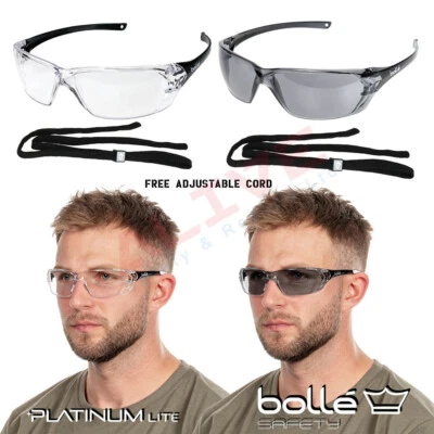 Bolle PRISM Safety Glasses Cycling Sports Spectacles Anti-Scratch Anti-Fog Lens