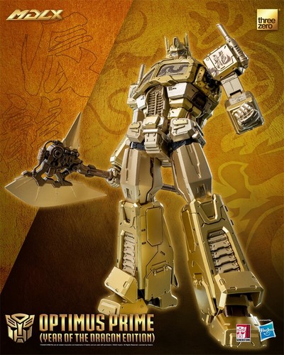 New THREEZERO MDLX Optimus Prime Action Figure 7“ Year of the Dragon Edition - Picture 18 of 24