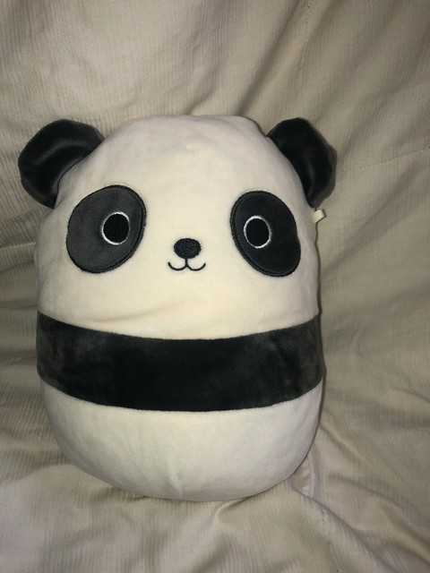 Kellytoy SQ17-006S 8 inch Squishmallow Stanley the Panda Soft Plush Pillow Toy - Multi-color for