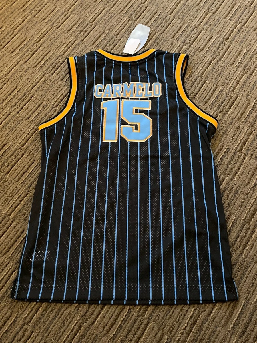 Jordan Carmelo Anthony Blue Yellow Black RARE NEW NWT Jersey