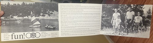 1967 Bob Mathias Sierra Boys’ Camp Information FOLDER: Kings Canyon, California - Picture 2 of 5