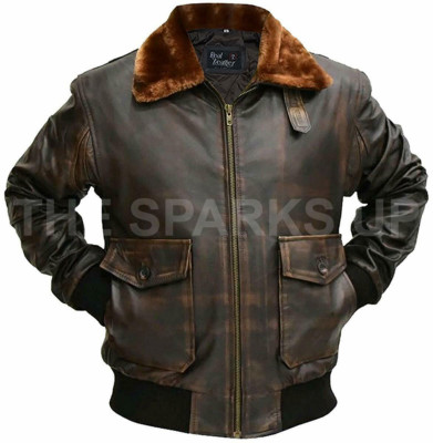 airline pilot leather jacket