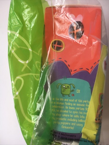 4 Mcdonalds Happy Meal Spielzeug 2019 Ugly Dolls Wedgehead Ox Moxy Ugly Dog - Bild 6 von 9