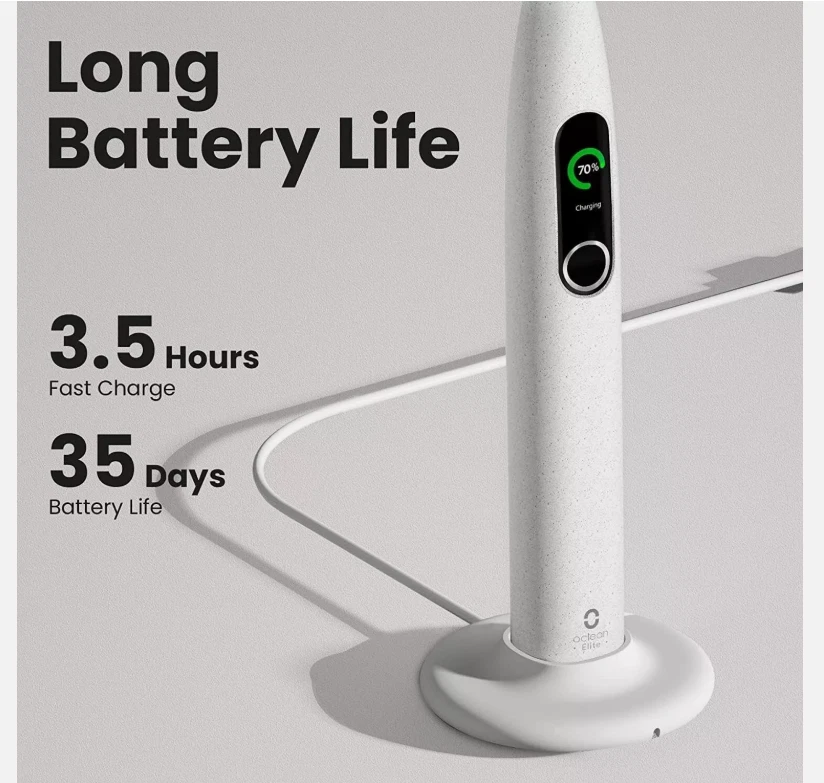 Smart Electric Toothbrush Oclean X Ultrasonic Whitening Anti-Mold Design IPX7 - Image 4 of 4