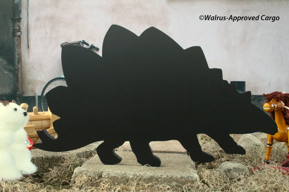 CRATE & BARREL DINO CHALKBOARD, POTTERY BARN HAND PRINT FRAMES, ARTS CADDY – NEW - Image 2 of 4