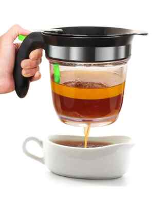 Premium 4-Cup Fat Separator & Oil Strainer with 3-in-1 Peeler