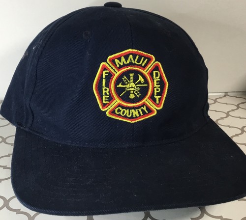 Maui County Fire Dept Baseball Hat One 