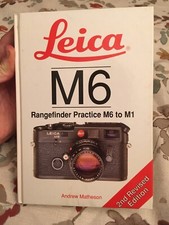 Leica M6 Rangefinder Practice M6 to M1 2nd Revised Edition Book. Free Shipping 