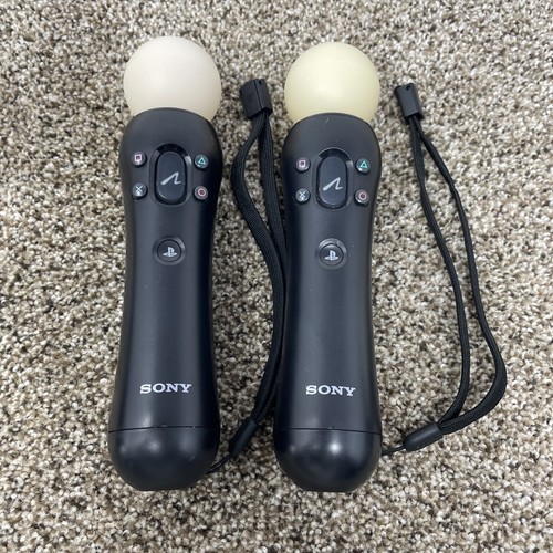 Sony PlayStation Move Motion Controller Lot Of 2 (CECHZCM1U) PS3 PS4