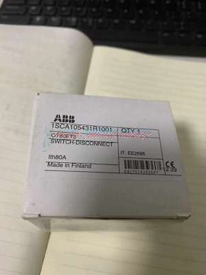 1PC ABB OT80FT3 80A 1SCA105431R1001 Non-fusible Switch Diconnector