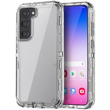 For Samsung S24 S23 S22 S21 Note 20 Ultra S10 Clear Case Shockproof Phone Cover