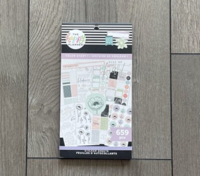 Happy Planner   Color Story 1 Sticker Book   30 Seiten   NEU