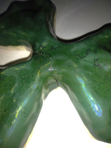GUNTHER FORG 'Cloverleaf' 2000 SIGNED Hand-Made Ceramic Clay Sculpture REPAIRED - Picture 5 of 9