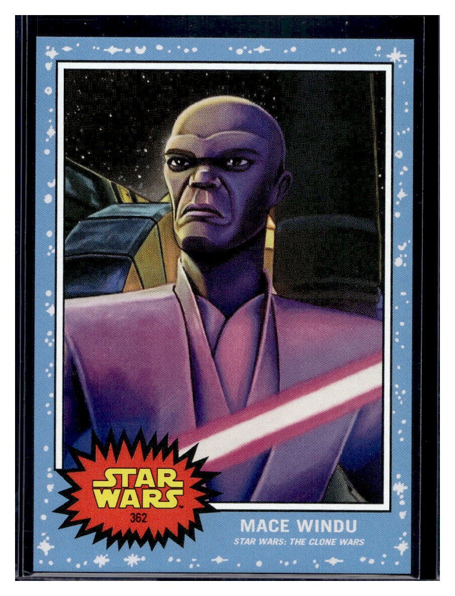2022 Topps Star Wars Living Set #362 Mace Windu Card (Qty)