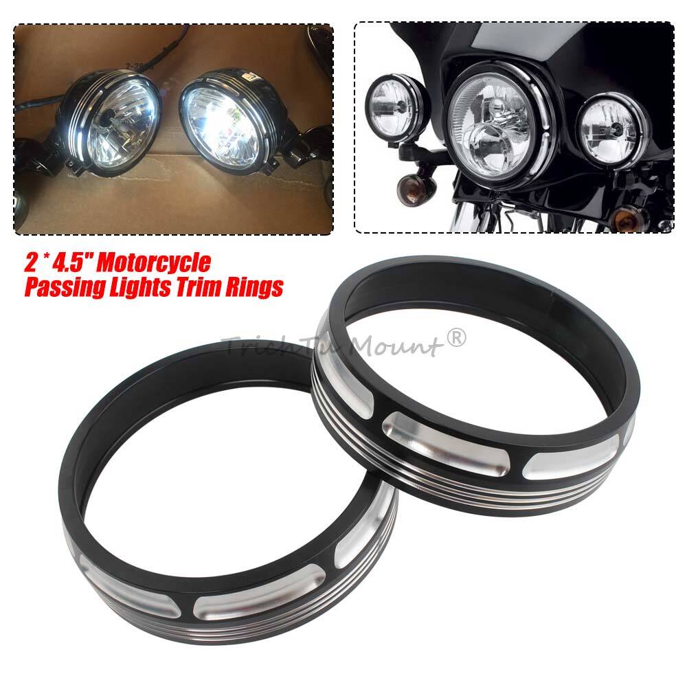 Harley-Davidson Bullet Trim Ring 2点セット 4.5