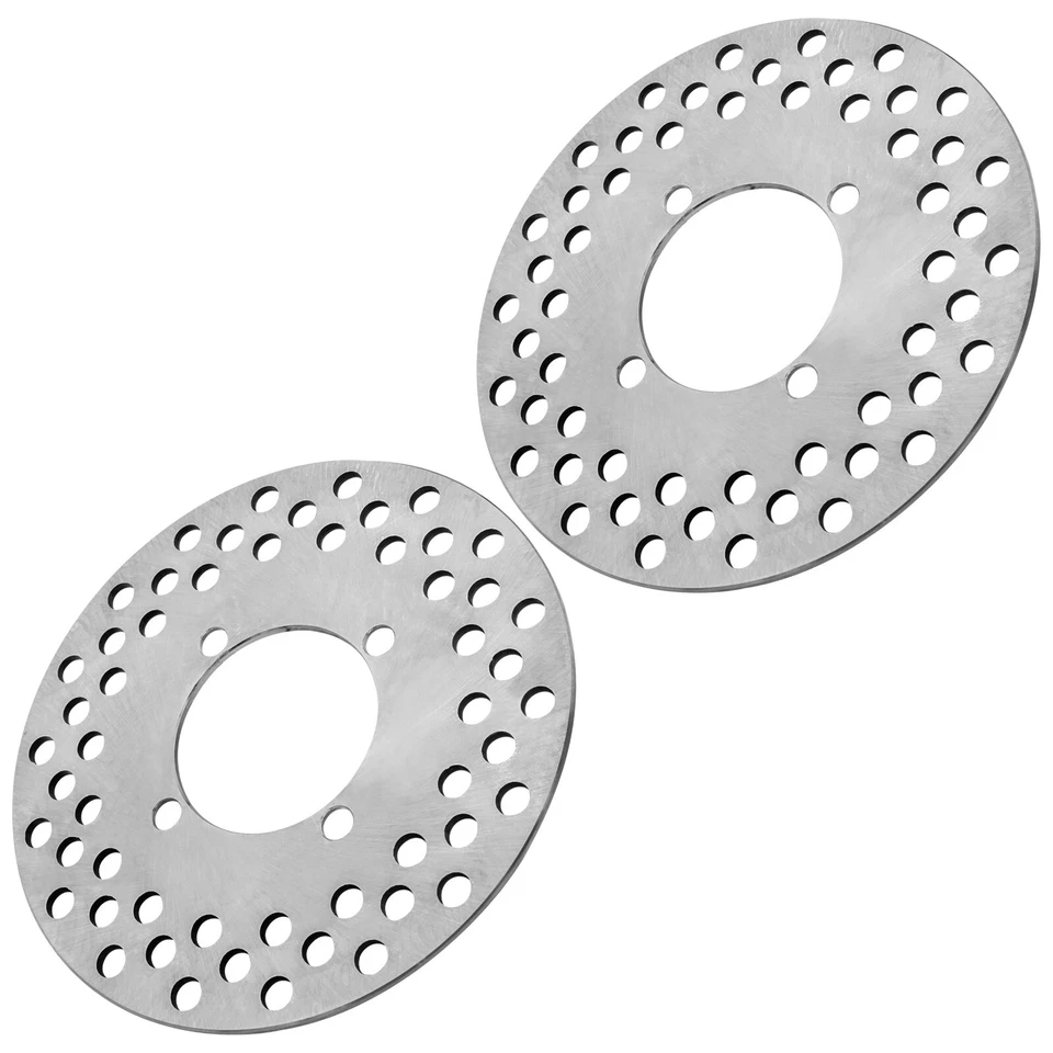 2 rotores de disco de freno delanteros para Yamaha Rhino 660 YXR660 4X4 2004 2005 2006 2007 Foto 3 de 4