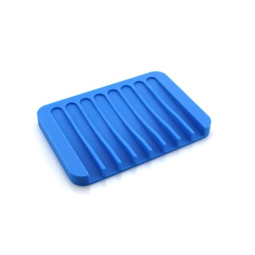 Bathroom Silicone Drain Soap Holder Anti-slip Shelf Storage Rack Organizer New - Bild 9 von 10