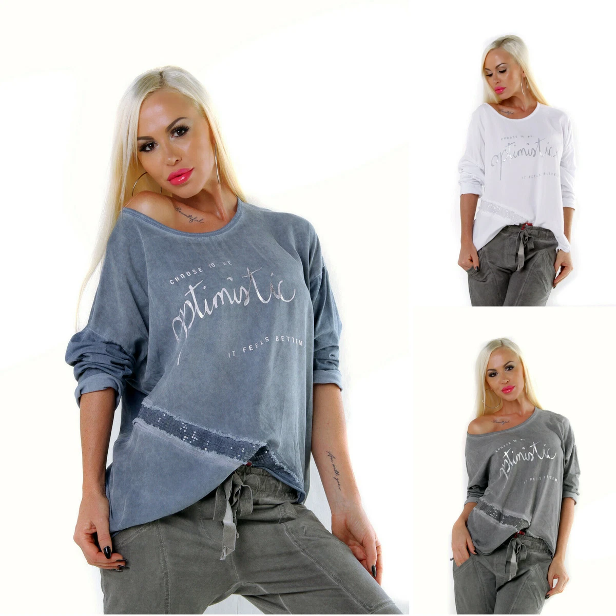 Beluring T-shirt Donna Manica Corta – Basic Girocollo In Cotone Morbido, Loose Fit, Taglie S-XXL, Per Estate E Tempo Libero