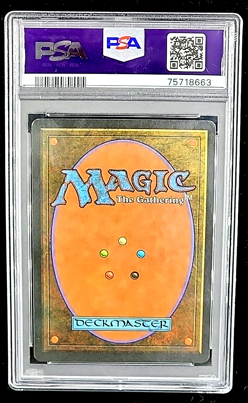 1994 MtG Magic The Gathering Revised Weakness Vintage PSA 10 Gem Mint POP 19 view 2