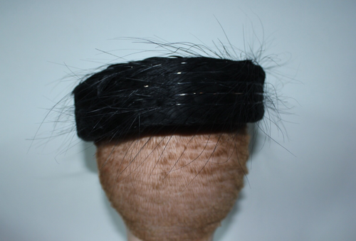 Ancien chapeau / bibi en plumes - Photo 4/8