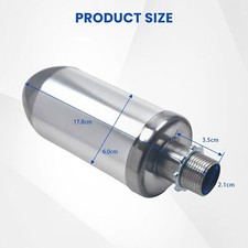 3/4" Threaded Aluminium Exhaust Muffler For 212cc GX200 Go kart Mini Bike