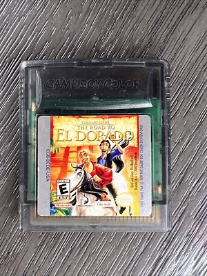 Gold and Glory: The Road To El Dorado (Nintendo Gameboy Color) TESTED Authentic