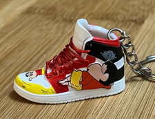 New Mini 3D SNEAKER shoe keychain Red/Yellow/White/Black