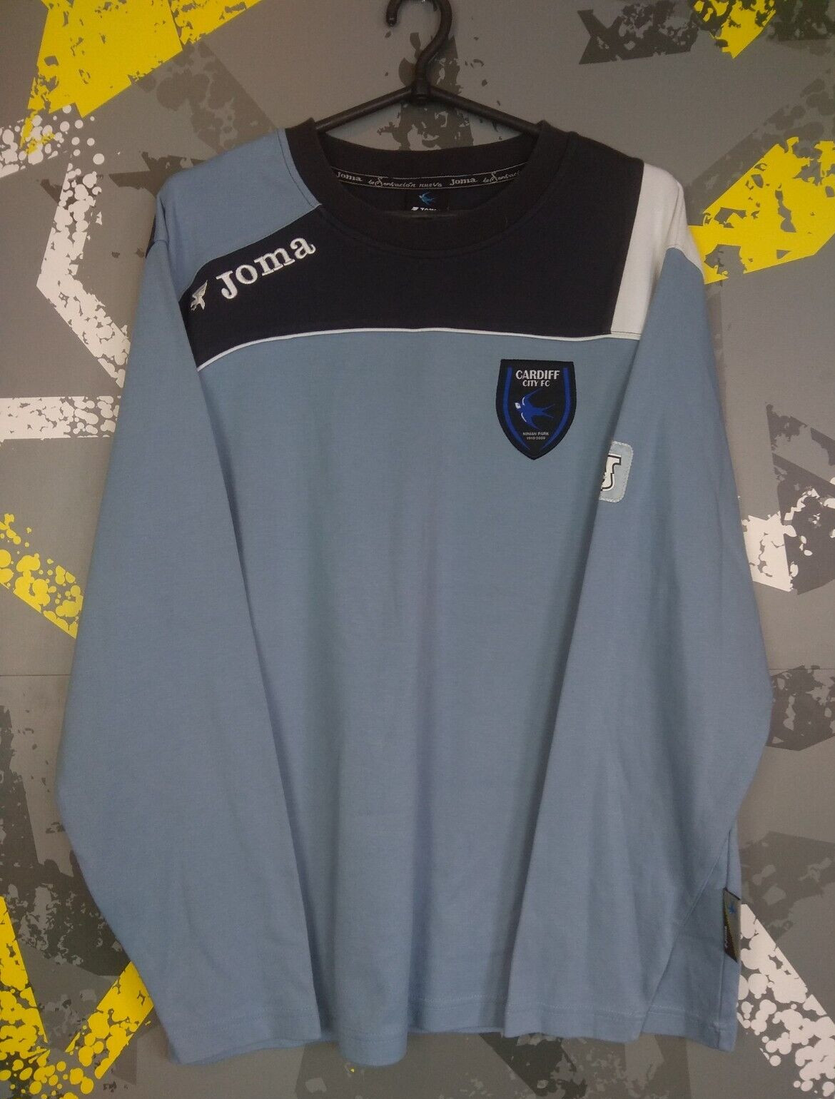 Suéter Pullover Cardiff City Talla GRANDE Fútbol Fútbol Joma ig93
