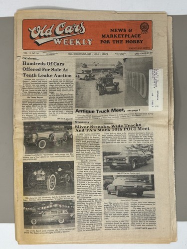 Lot of 12 Old Cars Weekly News and Marketplace 1982 Studebaker, Volvo, Ford - Picture 19 of 24