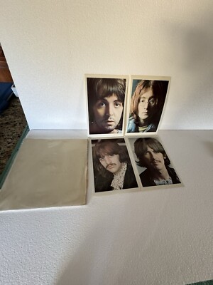 RARE Black VINYL THE BEATLES ‎White Album 2xLP Apple PCS 7067/8 w