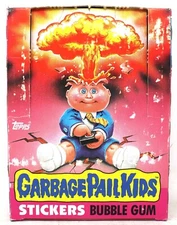 1985 Topps Garbage Pail Kids Series 1 Empty Display Wax Box