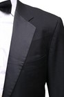 Isaia Napoli Claus Black 100% Wool One Button Formal Tuxedo Jacket Men’s SZ 46L — photo 3