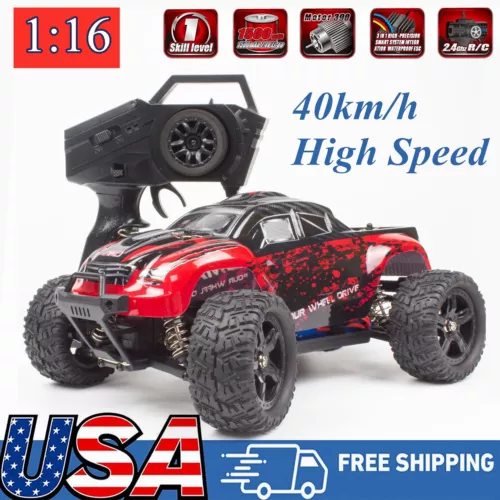 RC Cars 1:16 High Speed Remote Control 4WD Off Road RC Monster Truck Car 40km/h
