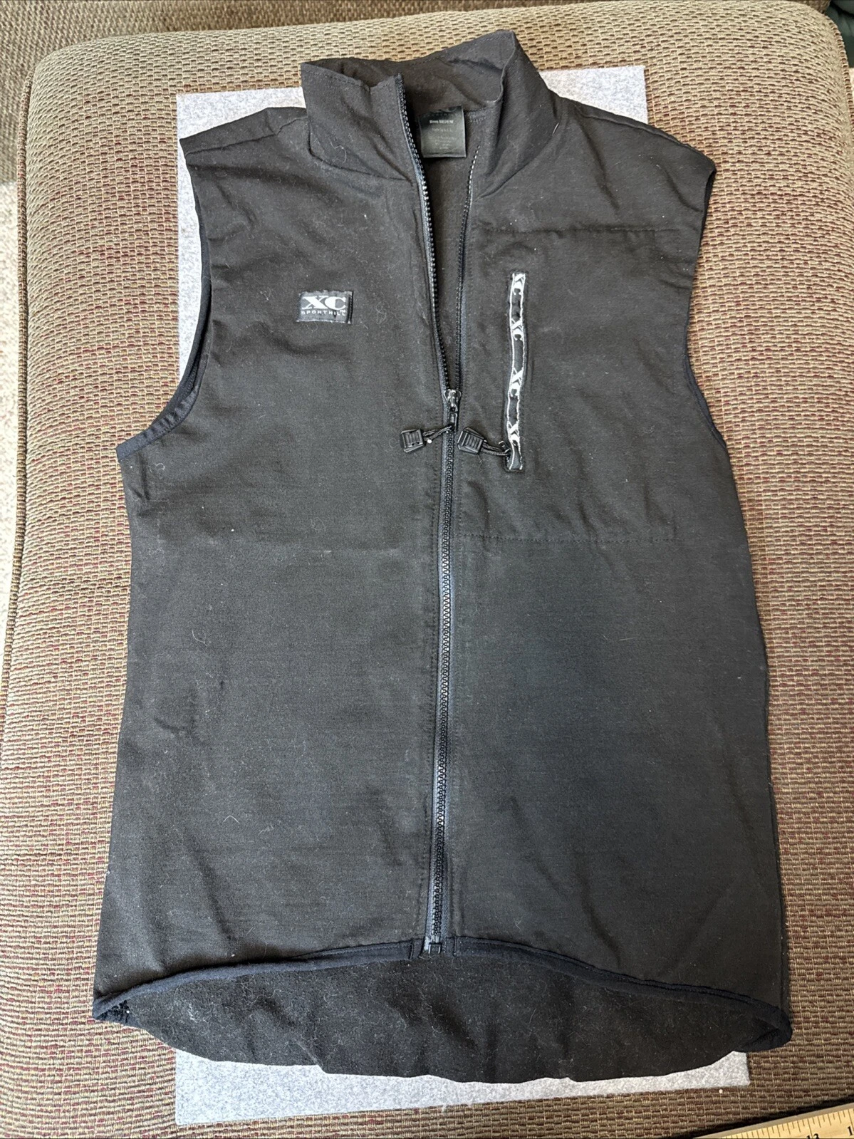 Sporthill XC Men’s Vest Size M Black Run Ski Hike Fish Outdoor Sport Royal
