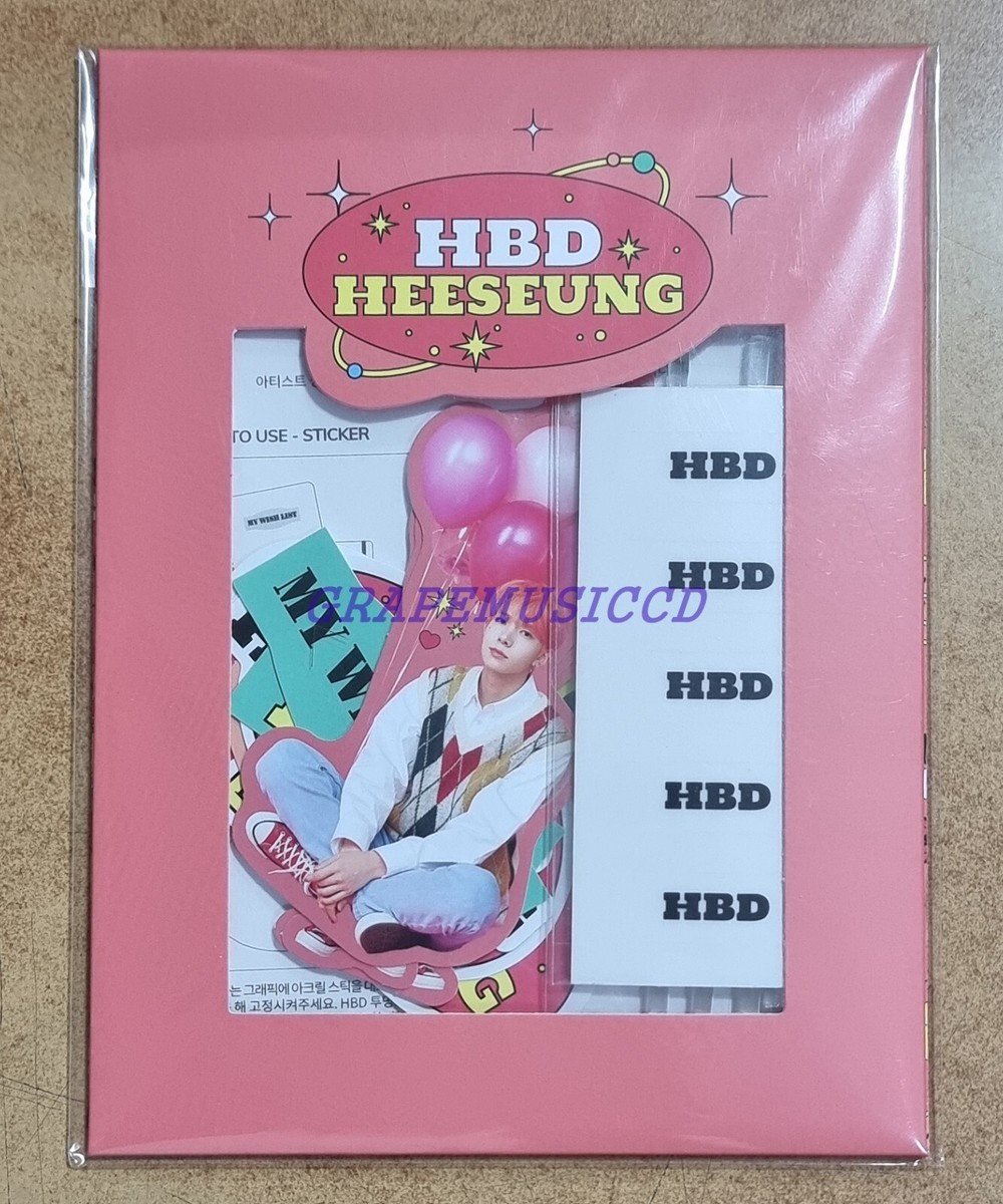 ENHYPEN HEESEUNG HAPPY BIRTHDAY HBD OFFICIAL MD GOODS DECO STICKER