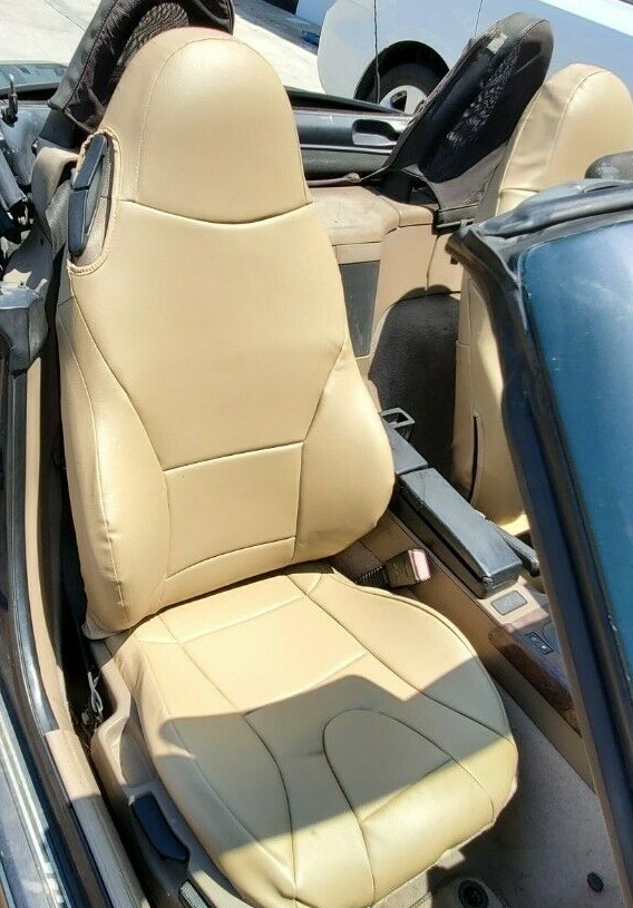 IGGEE CUSTOM MADE EXACT FIT 2 FRONT SEAT COVERS FOR BMW Z3 19962002 13