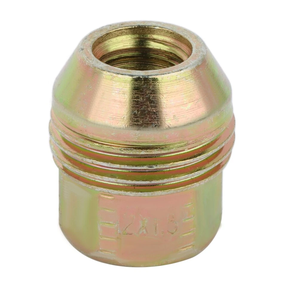 20PCS Gold Zinc 12*1.5mm 1.07" Tall Wheel Lug Nuts For 84-11 Chevrolet Corvette - Изображение 2 из 4